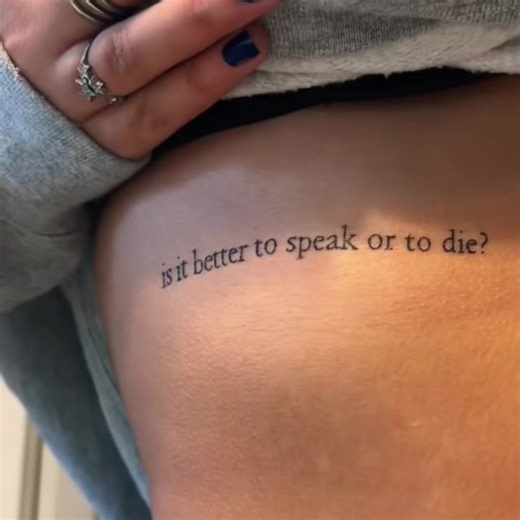 Is It Better to Speak or to Die?