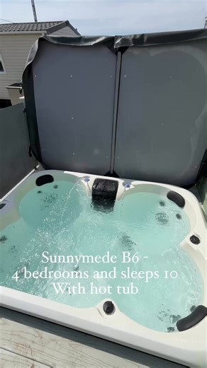 37K views · 71 reactions | 10 berth hot tub caravan on Fantasy Island - Sunnymede - for dates, prices and to Book online - https://www.meadowlakescaravanhire.com/sunnymedeb6 | Meadow Lakes Caravan & Hot tub Lodge Holidays | Facebook