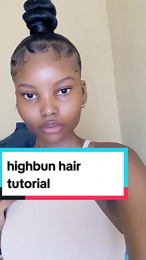 High Bun Hair Tutorial | Black Girl Hairstyles