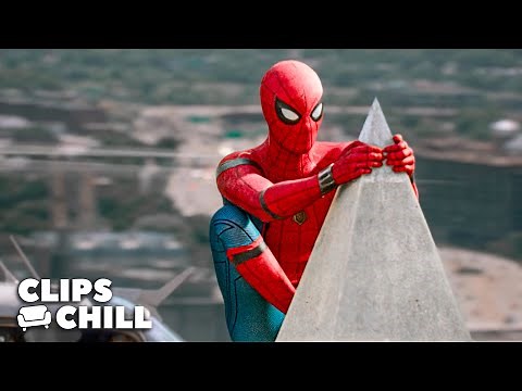 Epic Washington Monument Rescue: Peter Saves His Classmates | Spider-Man: Homecoming (Tom Holland)