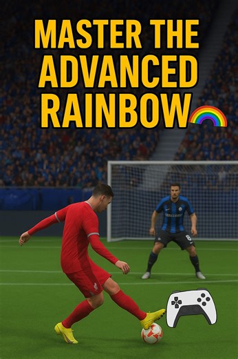 57K views · 419 reactions | Think you’ve mastered the basics? 樂 It’s time to level up with the 5★ Advanced Rainbow  A flashy move that leaves defenders clueless and gives you space for insane finishes ⚡⚽ Watch the full breakdown and learn how to pull it off perfectly in FC25!  Follow us for more pro skill tutorials and become unstoppable on the pitch! #fc25 #eafc25 #fc25tips | FUT Inspector | Facebook