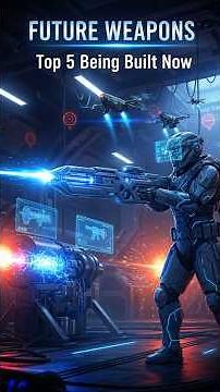 Top 5 Futuristic Weapons Being Developed Now | The Future of Warfare #shorts #top5 #viral