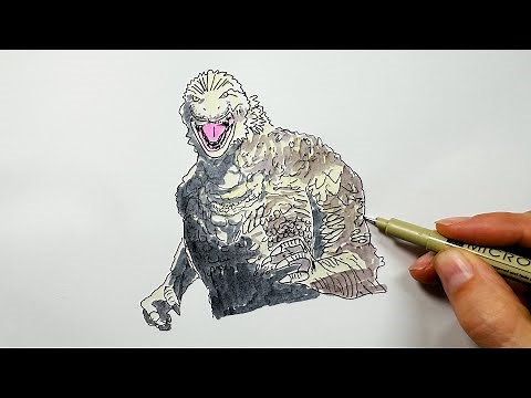 How to Draw Godzilla Minus One