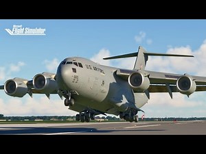C-17 Globemaster Cargo Ops | Microsoft Flight Simulator MSFS | Advanced Sound | Ultra 4K