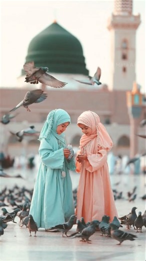 Peaceful Children Scene in Madinah – A Heart-Touching Islamic View