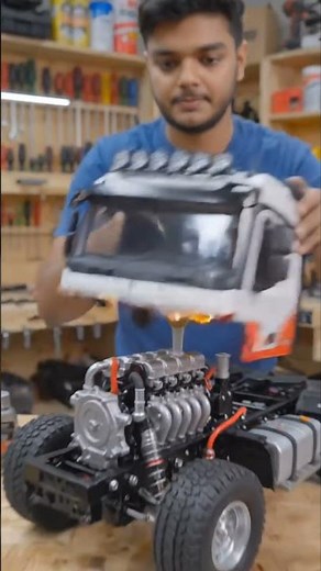 Mini Engine Build That Looks 100% Real 🔥 #viralvideo #miniature #engineering