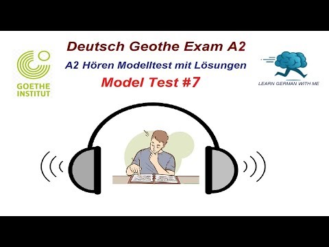 Deutsch A2 Hören mit Lösungen Goethe || 7