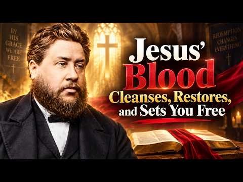 The Blood of Jesus Cleanses, Restores, and Sets You Free I Spurgeon Sermons & Devotionals