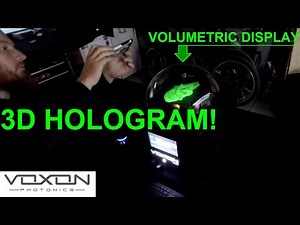 Voxon VX1 - Inspecting 3D models as Holograms!