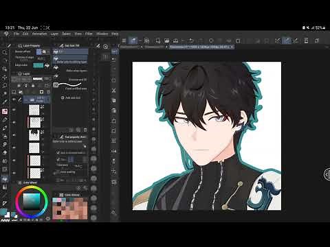 Tutorial Membuat Outline di CSP | Clip Studio Paint