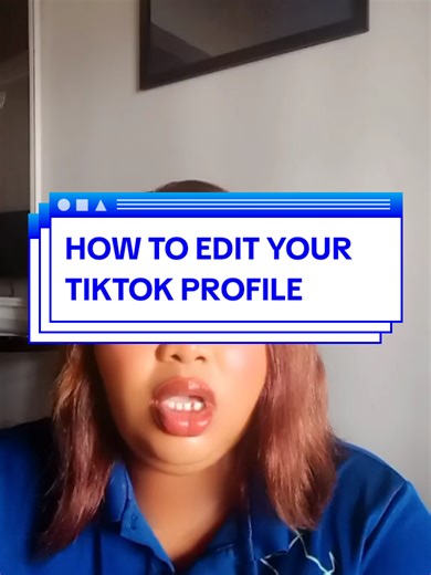 HOW to edit your TikTok profile #tiktoktips #tiktoktutorial #creatortips #coachdoris