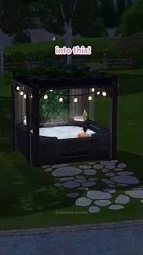 how to transform your hot tub in the sims 4 ✨