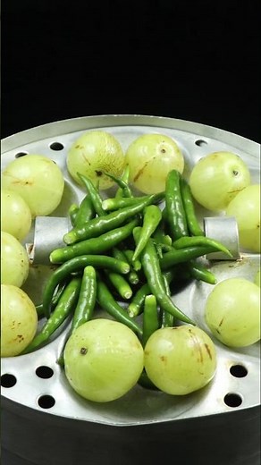 🌿😋 Amla Green Chilli Pickle | Instant Gooseberry Oorugai | Tangy & Spicy Recipe 💥
