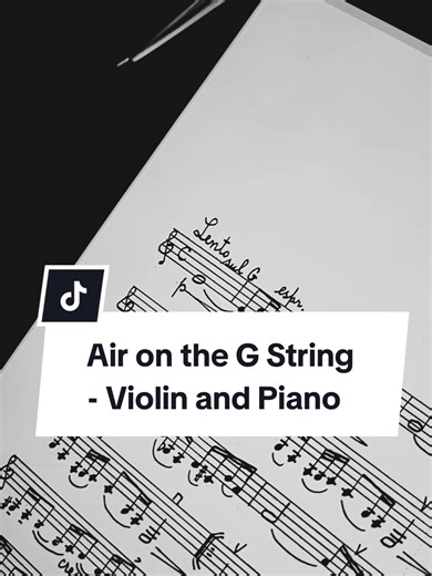 Air on the G String: Violin and Piano Performance