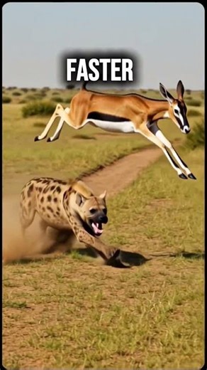 The Springbok Didn’t Hesitate — Then the Hyena Missed #wildlife #shorts