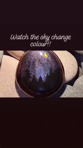 Colour shifting Metallic watercolour!! #artist t #arttherapy #rockpainting | Rachel's Rocks