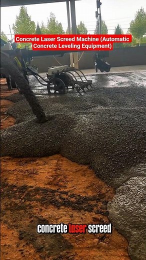 Amazing Concrete Laser Screed Machine | Fast & Perfect Floor Leveling Technology