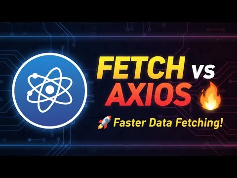 Mastering API Calls in React.js | Fetch vs Axios Explained with Real Examples 🚀 | Class 4
