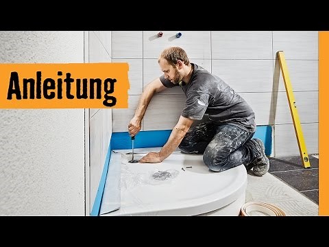Dusche einbauen: mit Wannenträger | HORNBACH Meisterschmiede