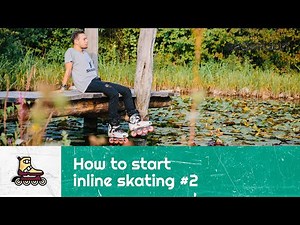 How to start inline skating — First steps on inline skates — How to start rollerblading | Basics #02