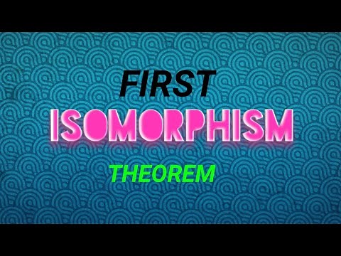 First theorem of isomorphism OR fundamental theorem of isomorphism// lecture# 6 module theory//