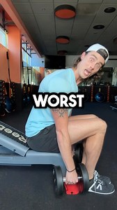 WORST TO BEST “LOW ROWS”! WORST = Seated, leaning over… this CAN work for some, but is tricky for others, especially those with larger midsections. It’s hard to hinge over without rounding the lower back, and this makes it challenging to load up with heavy weight safely! BETTER = Bent Over Row! This variation gives you a lot more range of motion and lets you hinge over safely no matter if you have a large midsection or not! The main issue with this version is that your lower back strength will l