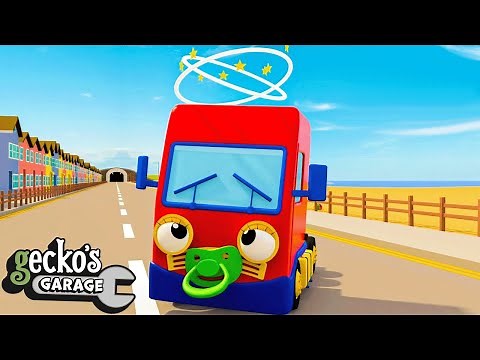 Clumsy Baby Truck | Gecko 2D | Learning Videos for Kids