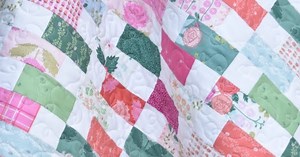 DIY Charm Square Quilt Tutorial