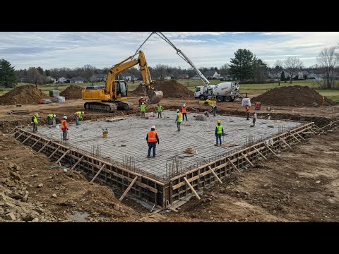 Epic House Build: Time-Lapse Magic - Home Construction From Start to Finish! #shorts #construction