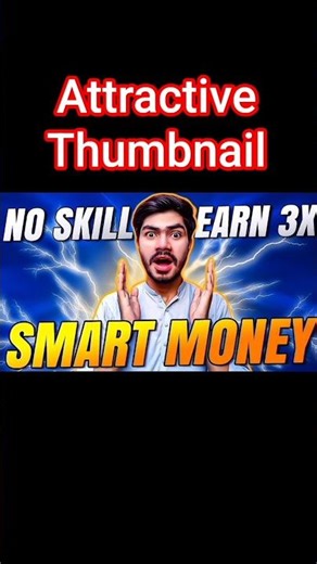 Attractive thumbnail design for youtube channel #thumbnail #photoshop #canva #tutorial #online