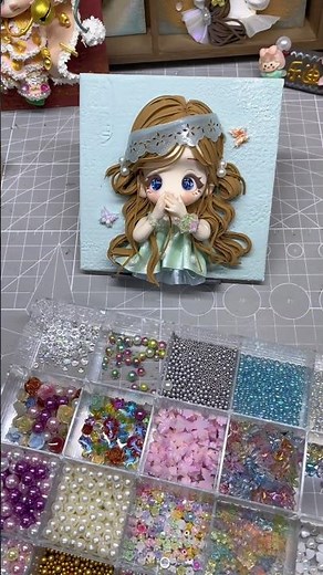 😍 From Clay to a Beautiful Doll ✨ | Incredible Handmade Doll Making Process #Shorts #diy