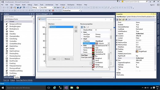 C# Tutorial - Chart - Graph