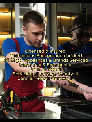 Jenn air Repair Geneva, IL630-425-6547