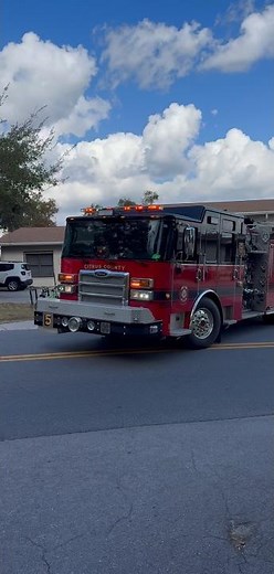 Citrus County Fire Rescue Engine 5 responding
