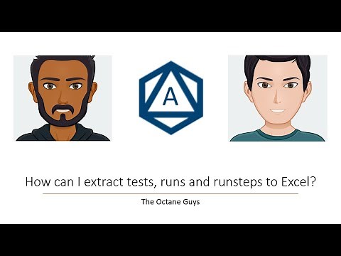 Ask the Octane Guys - How can I extract tests, runs and runsteps to Excel