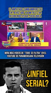 110K views · 646 reactions | un nuevo término se hace popular en ”chollywood" ¿Sabes que es un infiel serial? No te pierdas el análisis de "Todo se filtra" sobre las revelaciones de Christian Domínguez. #Infidelidad #Declaraciones #Entrevista #Entretenimiento #Psicologo #TodoSeFiltra #Chisme #Farandula #Entretenimiento #Show #Espectaculos #PanamericanaTelevision | Panamericana Televisión | Facebook