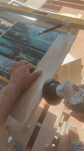 How you make 45 edges for tile shower nice and clean