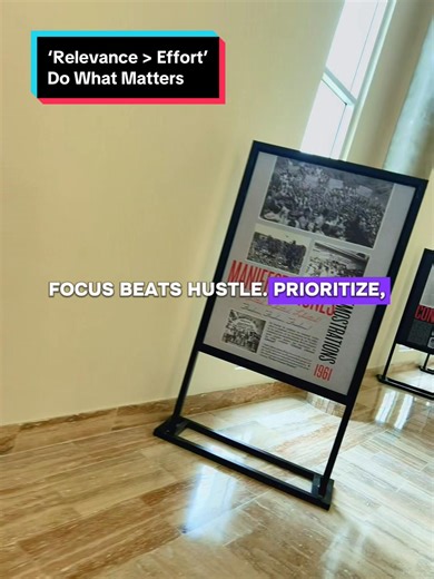 Working harder doesn’t matter if you’re working on the wrong things. Relevance is what actually moves the needle. #highperformance #wealthhabits #focusmode #motivation #money