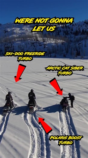 Turbo Ski-Doo vs Turbo Polaris vs Turbo Arctic Cat Lake Racing