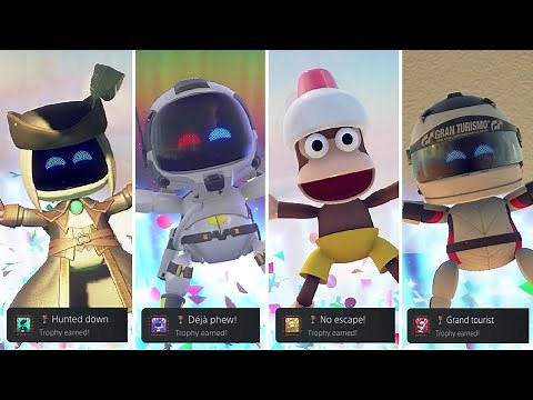 Astro's Playroom DLC - All Secret Bot Locations (Trophy Guide)
