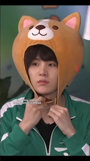 Suga & taekook got the punishment of wearing Shiba dogs cap but look at them 😭😍🔥