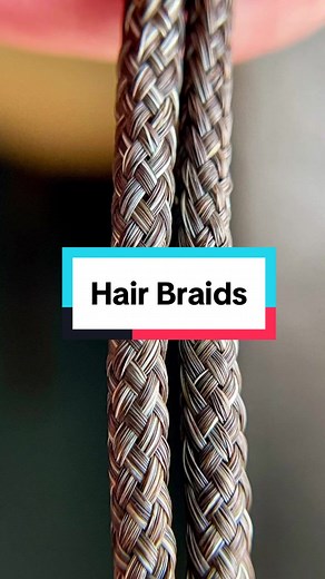 A 12-strand snake braid for Laura from her husband’s recently cut hair. I can’t wait to show you the final result when it’s all set into it’s beautiful jewelry. 🖤🤍 ✨ It's easy to get lost in the rhythmic dance of braiding; time slips away like secrets in the wind. From awkward beginnings to mastering the art, every twist and turn weaves a tale of growth and accomplishment. This year, I have a variety of exciting hair projects in the works, and I’m looking forward to each journey ahead. I hope 