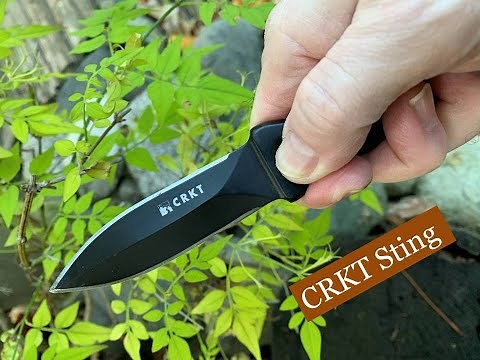 A review of the CRKT Sting - a great compact fixed blade edc knife.