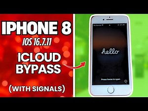 iPhone 8 iOS 16.7.11 Free Unlock/iCloud Bypass with Signal | Unlock Tool 2025