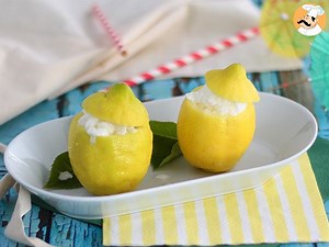 Frosted lemon sorbet recipe: a refreshing treat