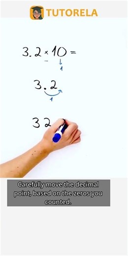 Master Decimal Multiplication: 3.2 × 10 Simplified #Math #DecimalFractions-Advanced