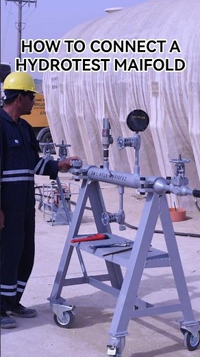 Hydrotest Manifold Connections