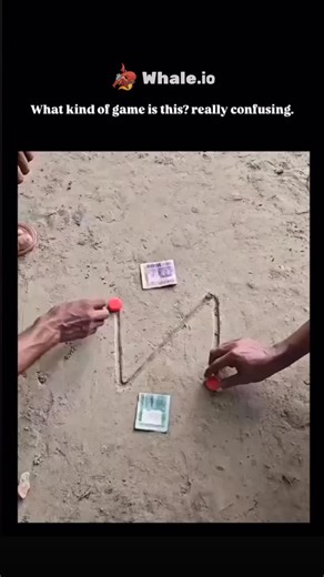 INTERESTING FACTS on Instagram: "- The video depicts a traditional Indian game called “Carrom,” where players use small discs (often bottle caps) to strike other discs into pockets on a square board, similar to billiards or shuffleboard. The game involves strategic placement and flicking of discs, often played on a surface like sand or a mat, as seen in the video where players use sticks to move the caps. - The game in the video appears to be a localized or improvised version of Carrom, possibly
