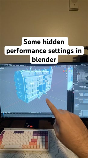 These hidden settings in blender are a must!!! #blender3d #b3d #blender