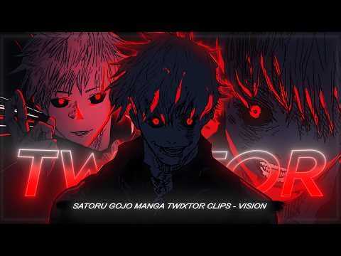 Satoru Gojo Manga Twixtor Clips | 4K Quality + CC | Jujutsu Kaisen